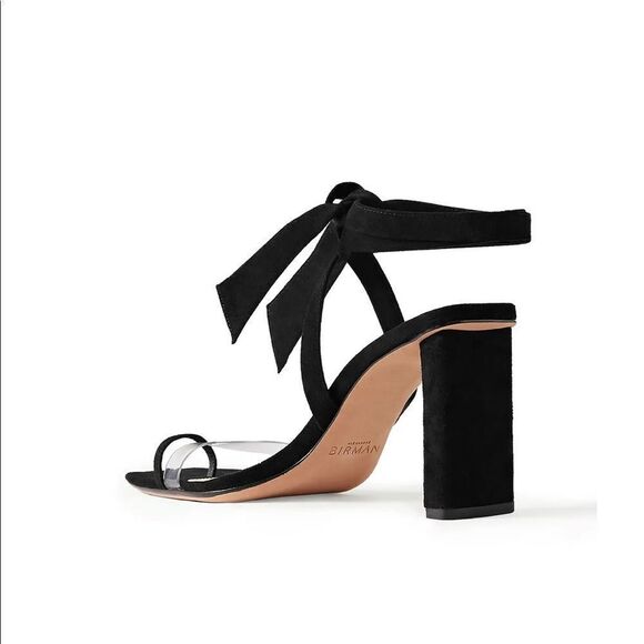 ALEXANDRE BIRMAN Katie bow-embellished suede and PVC sandals - Picture 4 of 11